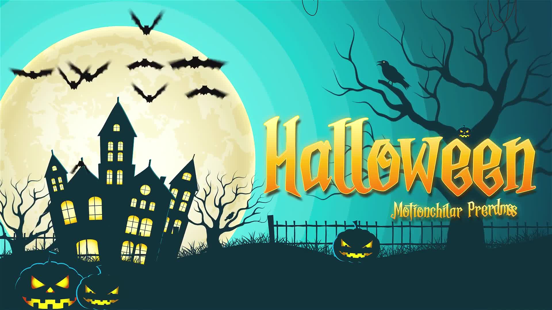 Halloween Night Party Opener Videohive 34044276 After Effects Image 1