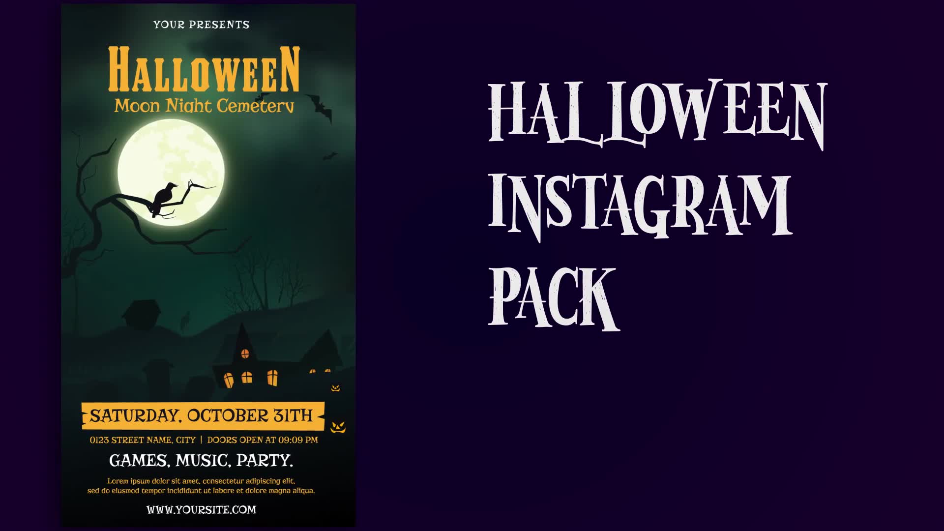 Halloween Party Instagram Story B173 Videohive 34137314 After Effects Image 2