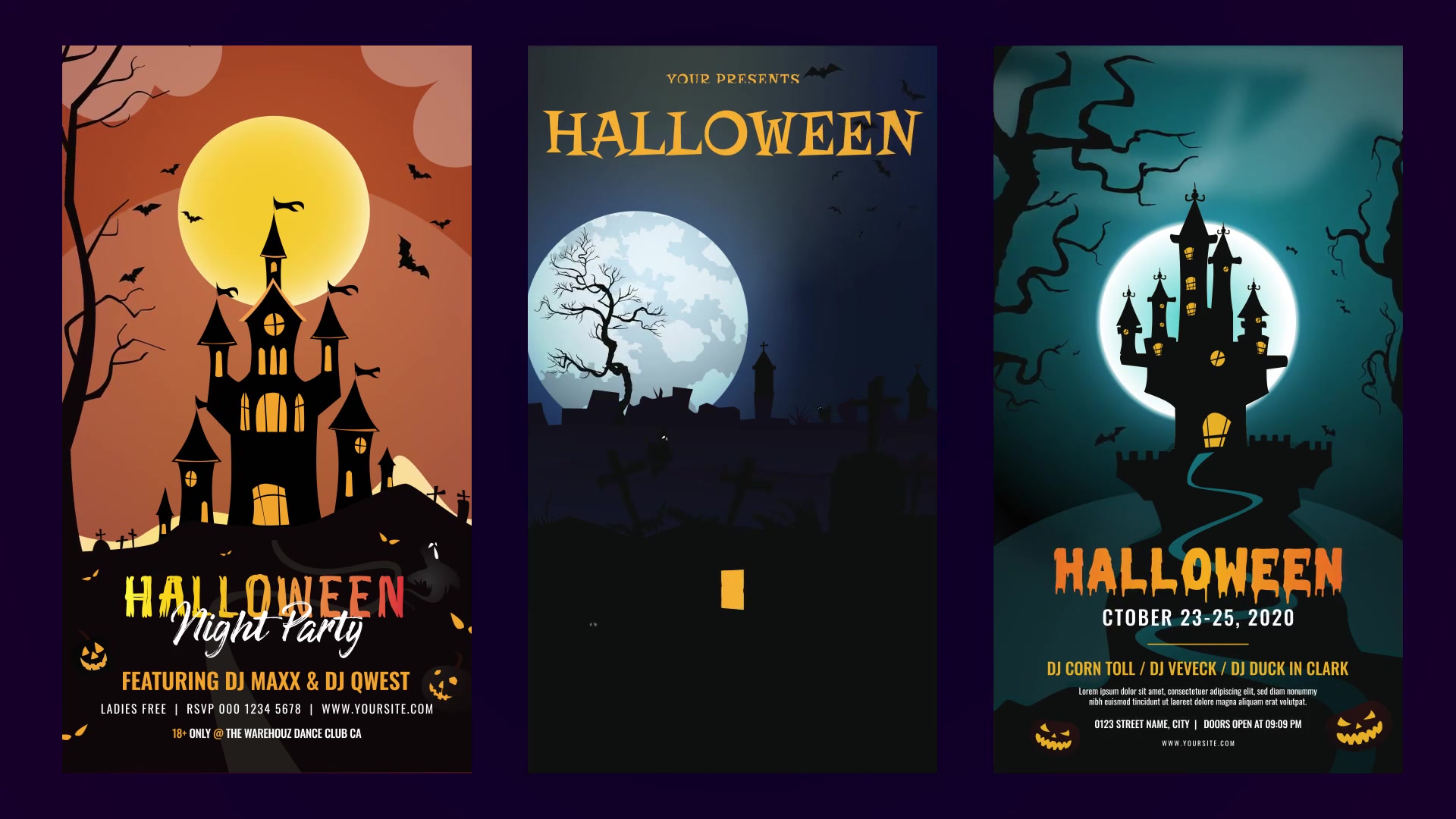 Halloween Party Instagram Story B173 Videohive 34137314 After Effects Image 4