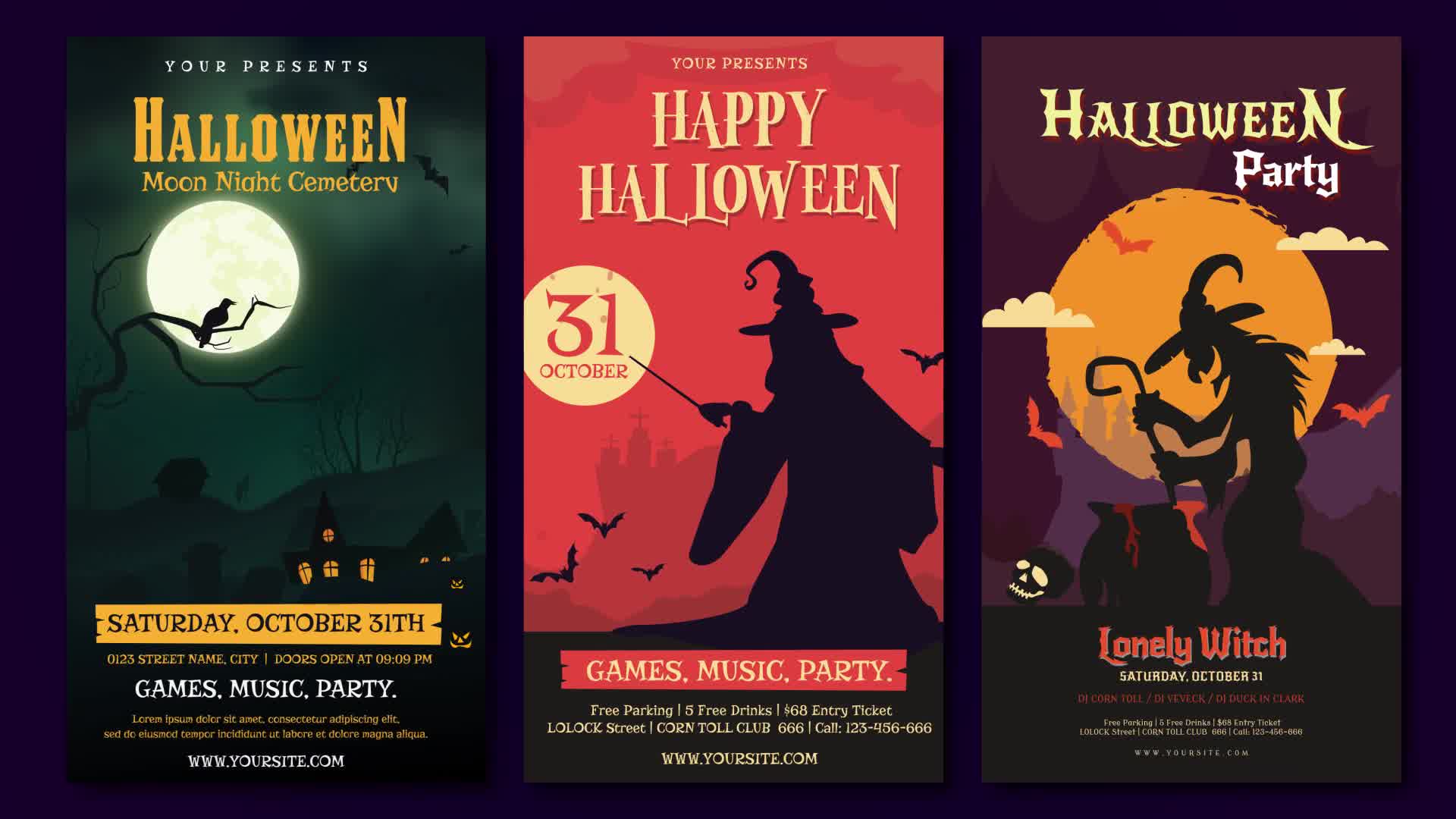 Halloween Party Instagram Story B173 Videohive 34137314 After Effects Image 9