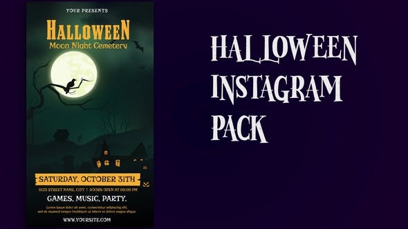 Halloween Party Instagram Story B173 - 34137314 Videohive Download