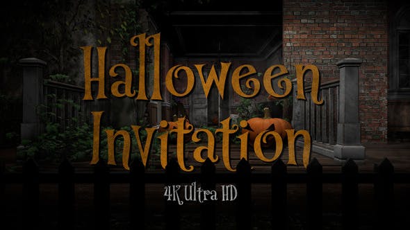 Halloween Party Invitation - Videohive Download 34145976