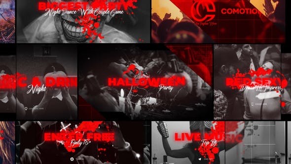 Halloween Party Promo - 28776329 Videohive Download