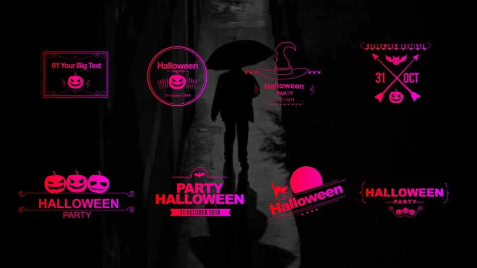 Halloween Party Titles Videohive 22742251 After Effects Image 2
