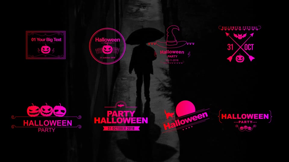 Halloween Party Titles Videohive 22742251 After Effects Image 3