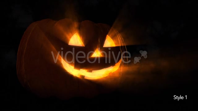 Halloween Pumpkin in the Dark - Download Videohive 9186346