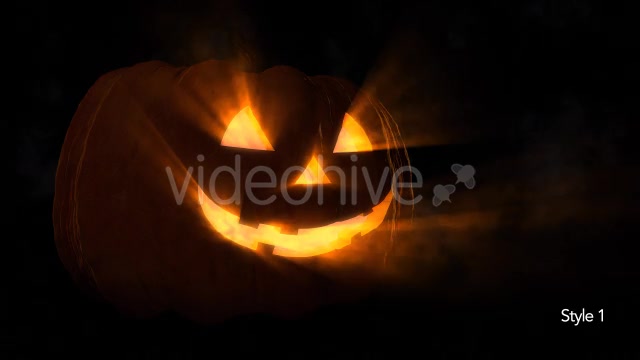 Halloween Pumpkin in the Dark - Download Videohive 9186346