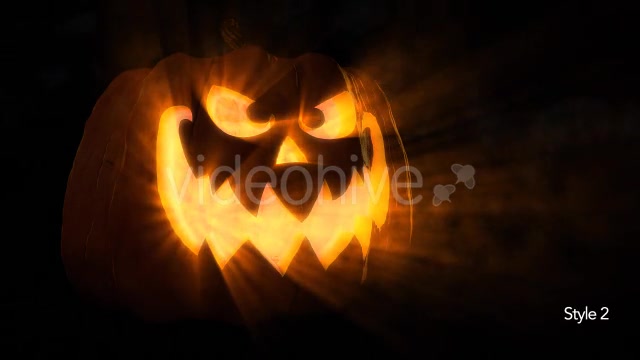 Halloween Pumpkin in the Dark - Download Videohive 9186346