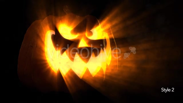 Halloween Pumpkin in the Dark - Download Videohive 9186346