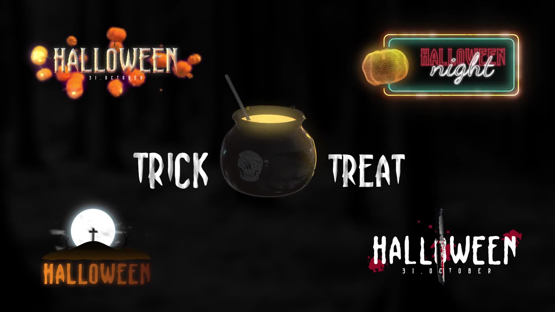 Halloween Scary Titles Videohive 34094338 Premiere Pro Image 1