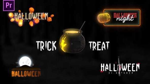 Halloween Scary Titles - 34094338 Videohive Download