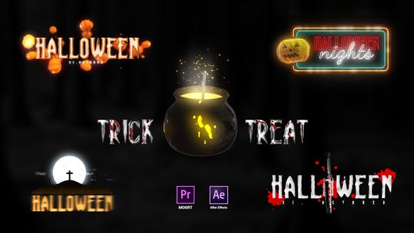 Halloween Scary Titles Pack - Download 34117513 Videohive