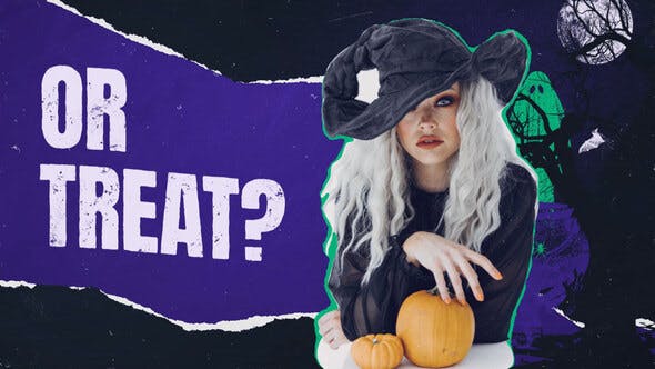 Halloween Sketch & Collage Intro - Videohive 34226951 Download