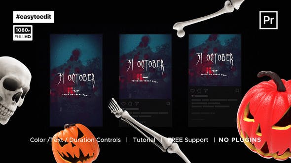 Halloween Slideshow | Vertical - 40376366 Videohive Download