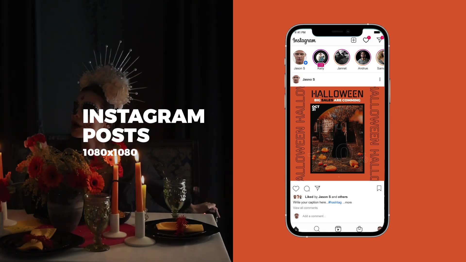 Halloween Special Promo Instagram B120 Videohive 33620789 After Effects Image 3