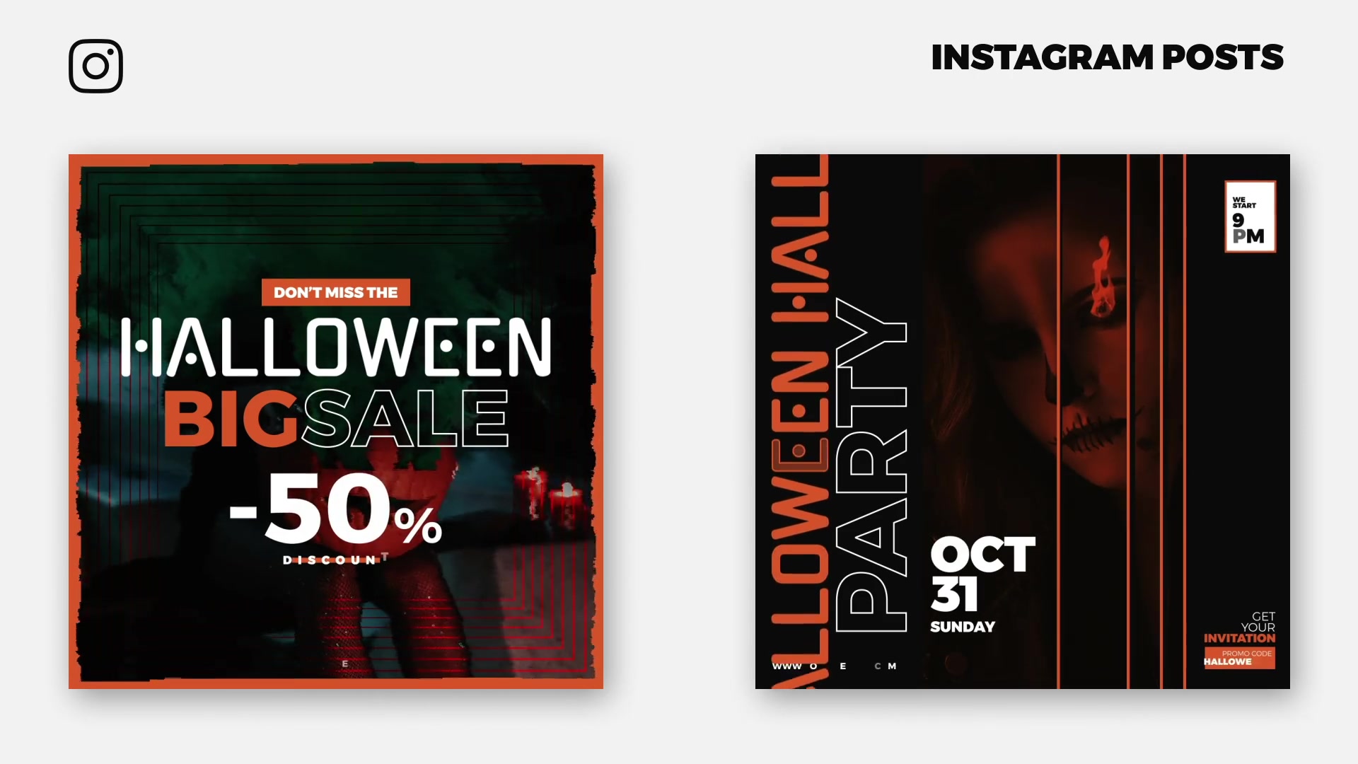 Halloween Special Promo Instagram B120 Videohive 33620789 After Effects Image 5