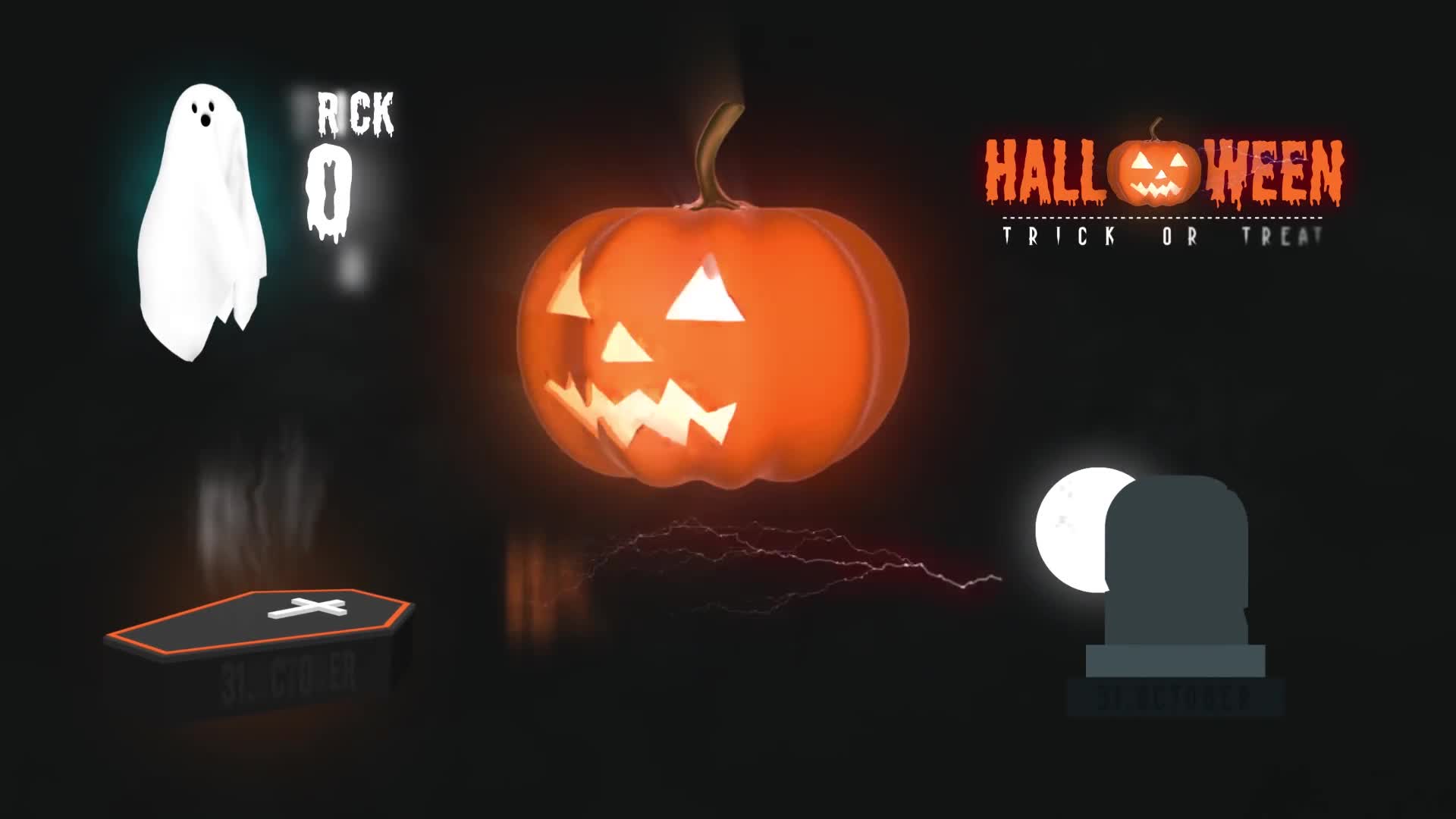 Halloween Spooky Titles Videohive 33590267 After Effects Image 1