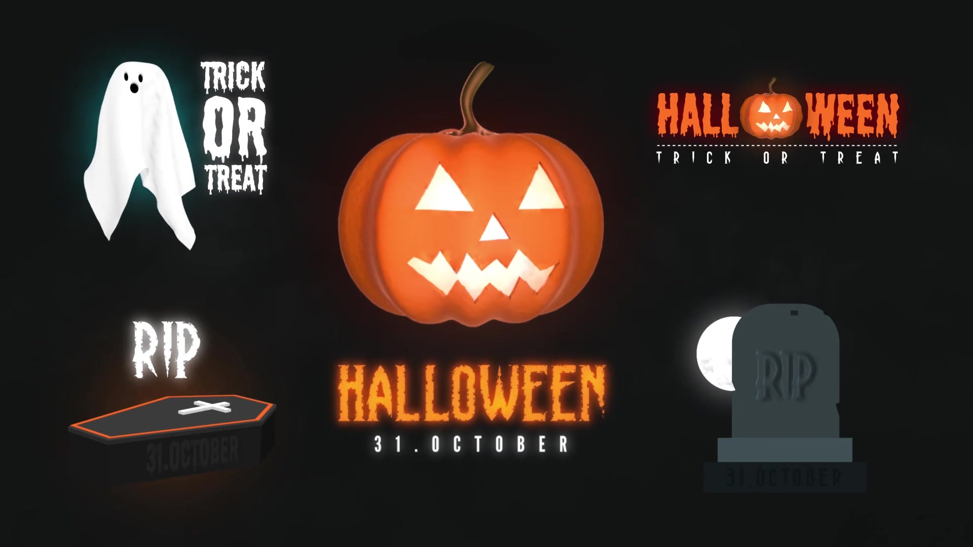 Halloween Spooky Titles Videohive 33590267 After Effects Image 12