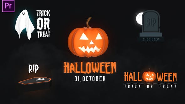 Halloween Spooky Titles - 33590334 Videohive Download