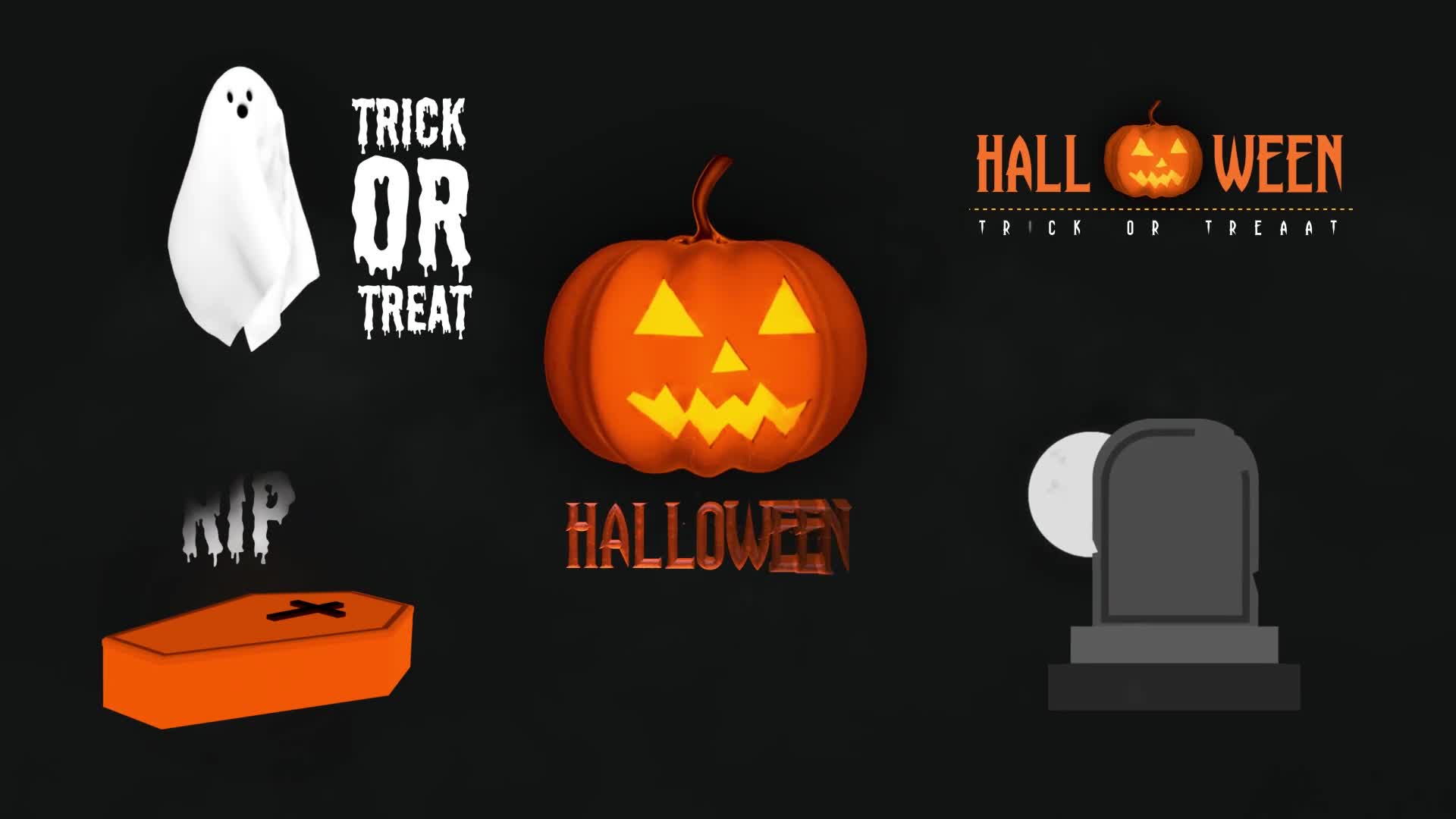 Halloween Spooky Titles Videohive 33558959 Apple Motion Image 1