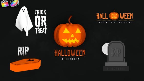 Halloween Spooky Titles - Download Videohive 33558959