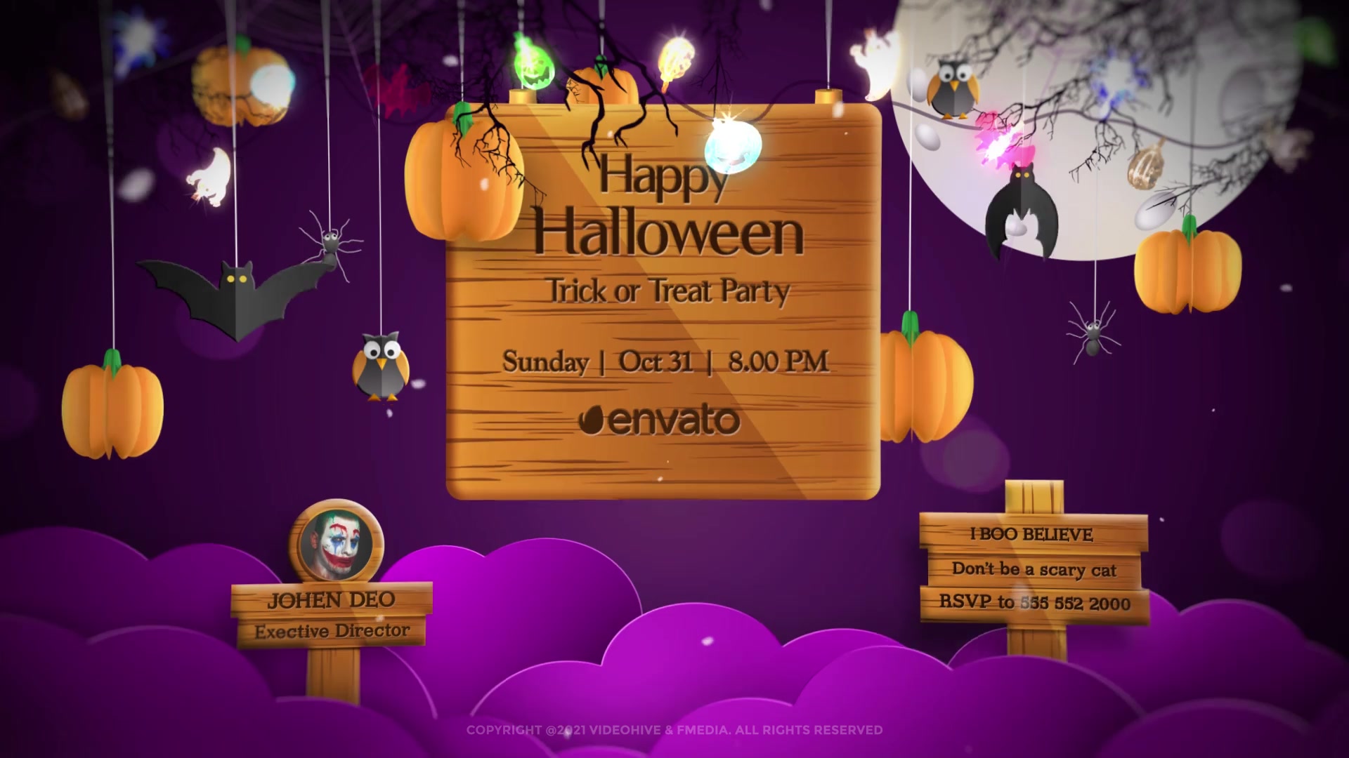 Halloween Stylish Slideshow opener Videohive 34201694 After Effects Image 6