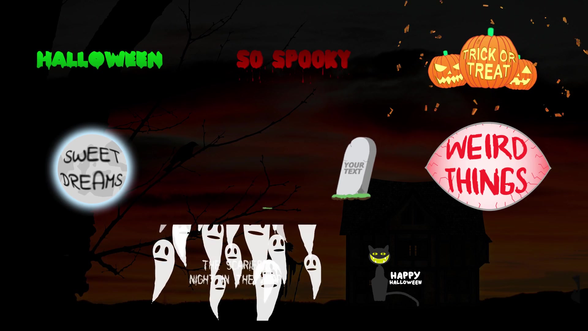 Halloween Titles | After Effects Videohive 24866325 After Effects Image 13
