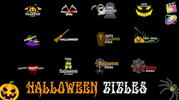 Halloween Titles - Download Videohive 29145200