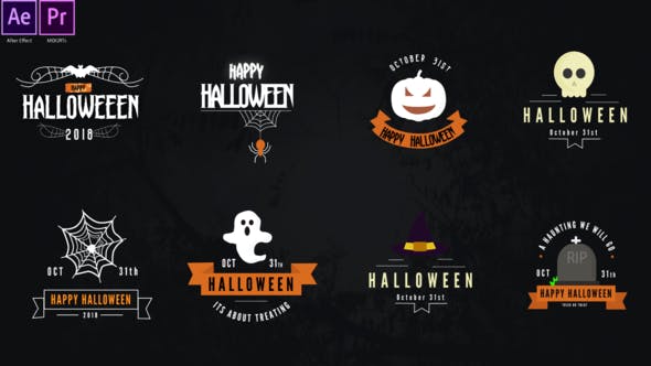 Halloween Titles Pack - 28847017 Download Videohive
