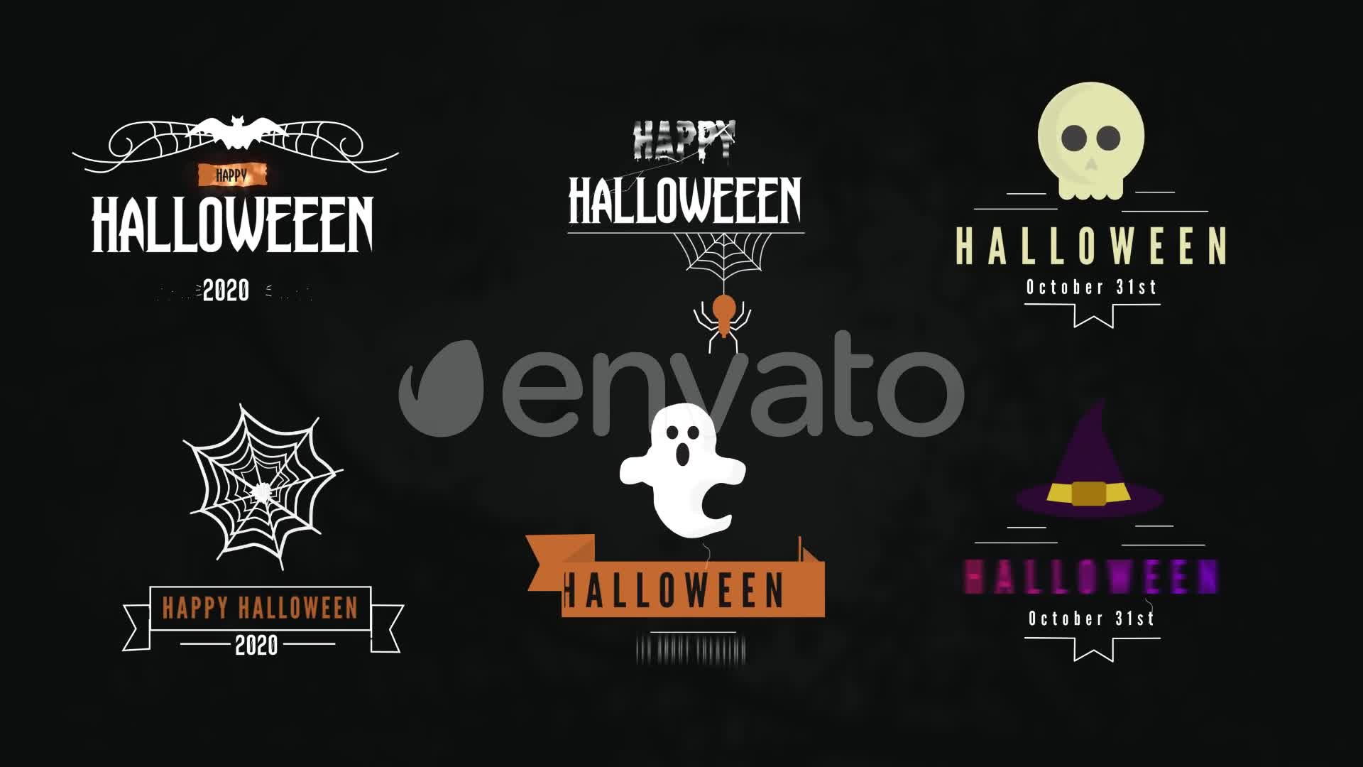 Halloween Titles Pack Premiere Pro Videohive 28858249 Premiere Pro Image 1