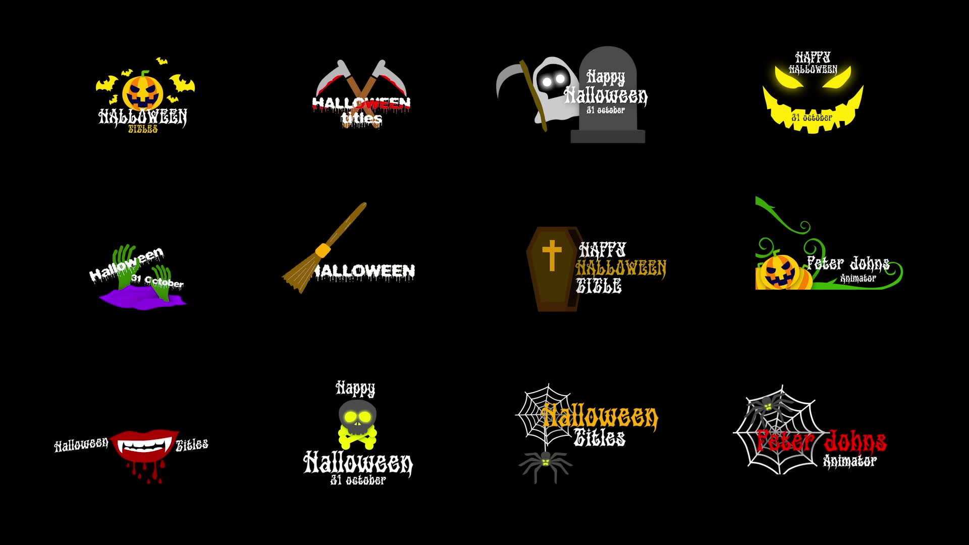 Halloween Titles Videohive 29064953 Premiere Pro Image 2