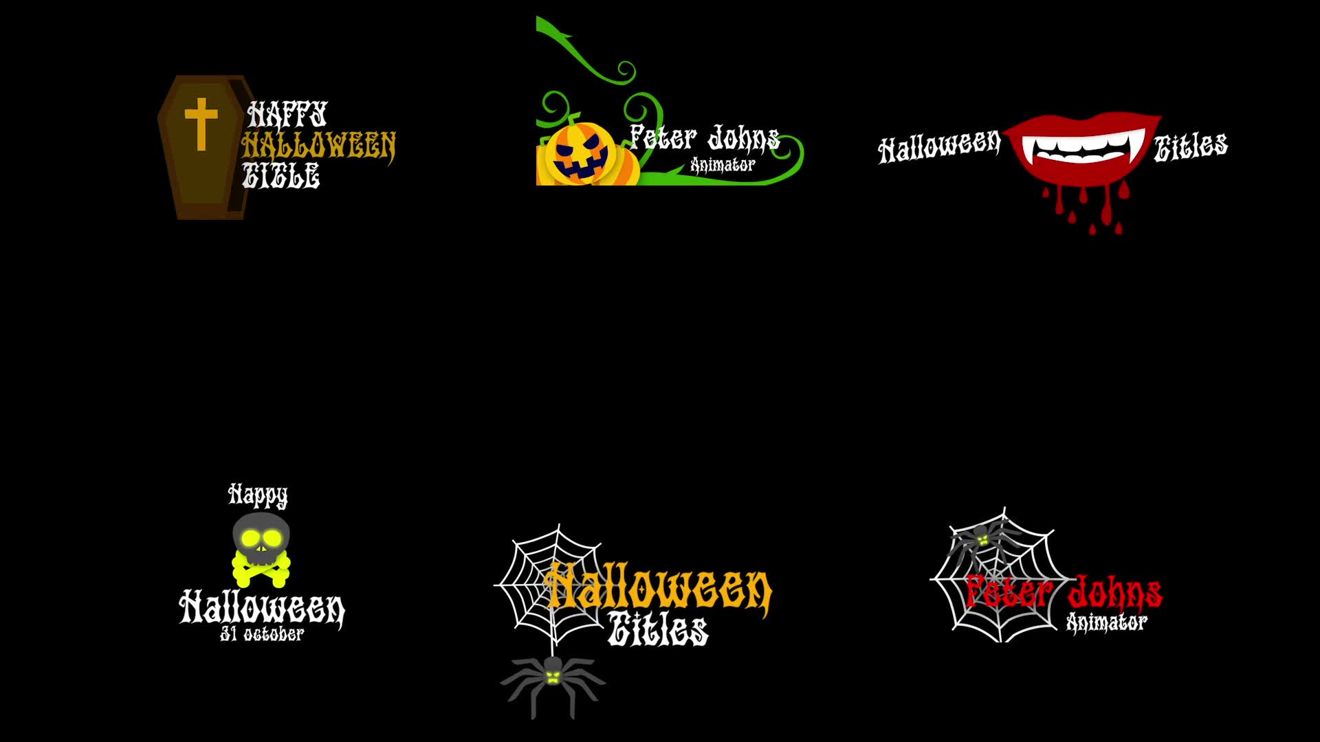 Halloween Titles Videohive 29064953 Premiere Pro Image 9