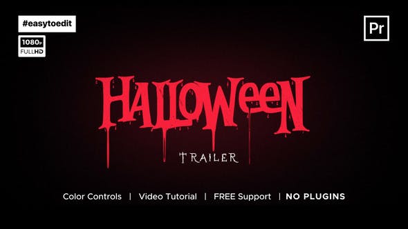 Halloween Trailer Template - Videohive Download 34165698