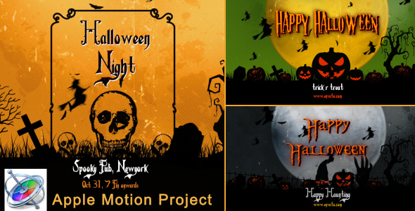 Halloween Vintage Openers Apple Motion - Download Videohive 18043138