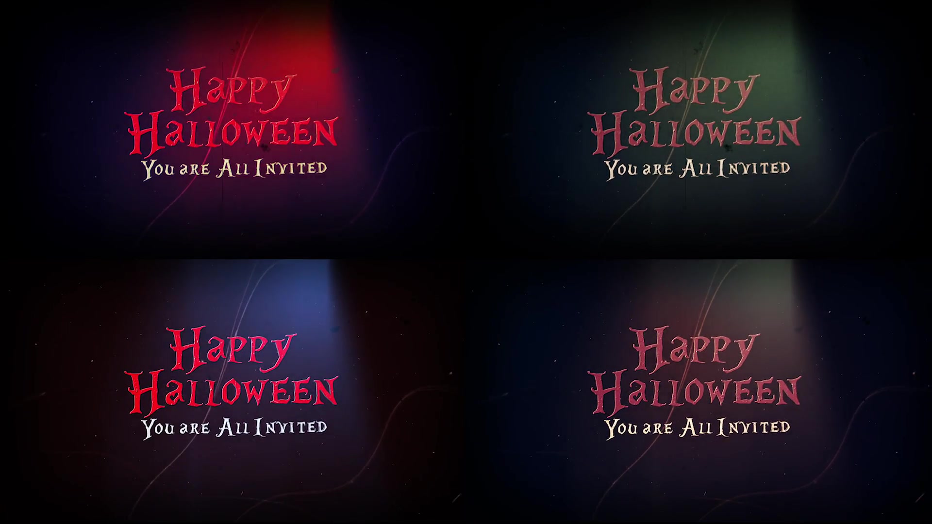 Halloween Wishes Party Invitation Videohive 24847205 After Effects Image 11