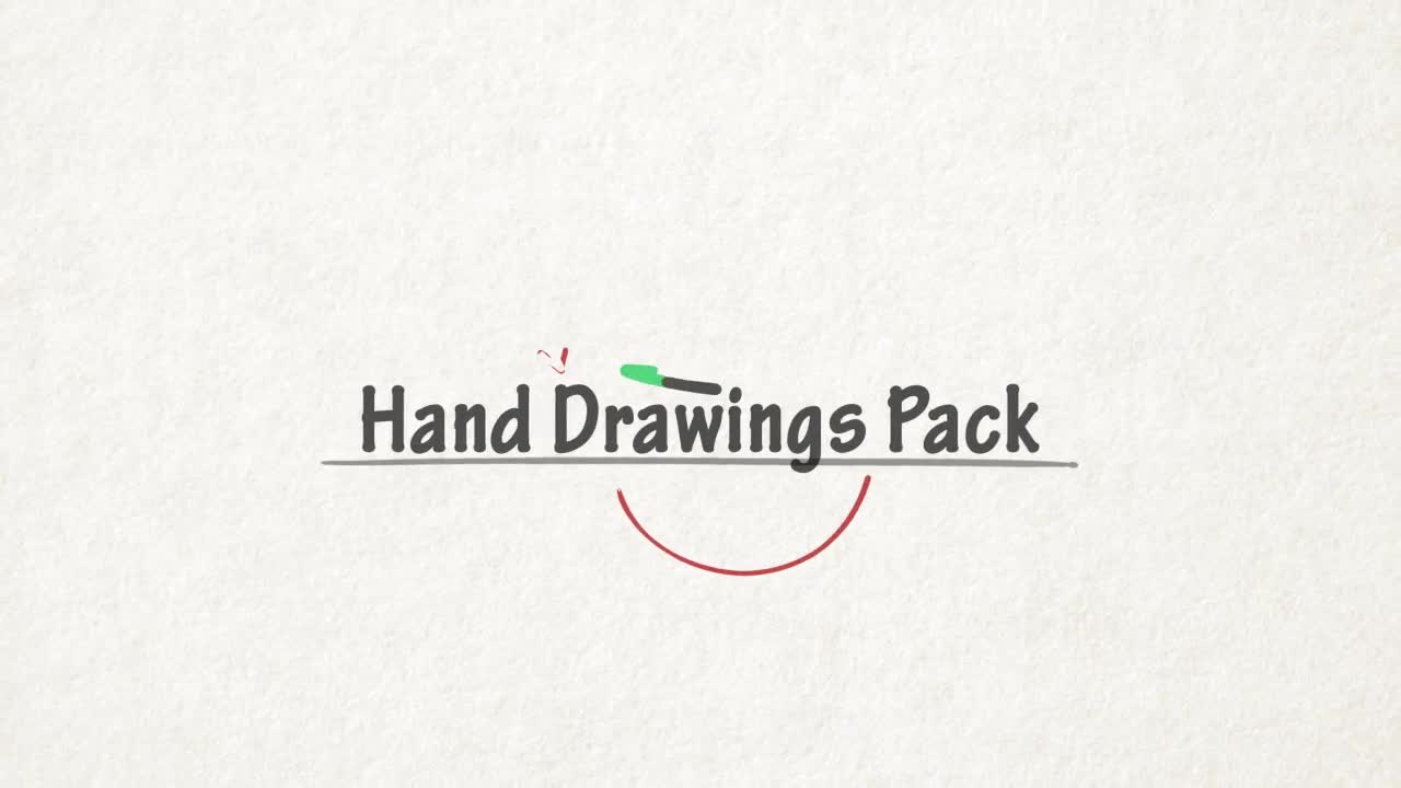 Hand Drawings Pack (485 elements) v2.0 Videohive 22738315 After Effects Image 1