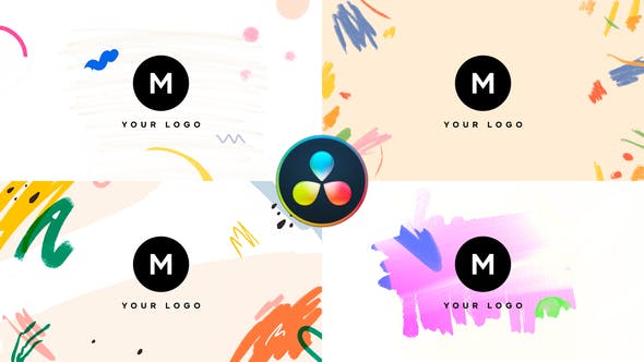Hand Drawn Brush Strokes Logo Pack - Download 37492155 Videohive