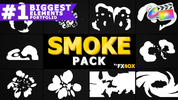 Hand Drawn Cartoon Smoke | FCPX - Videohive Download 25497868