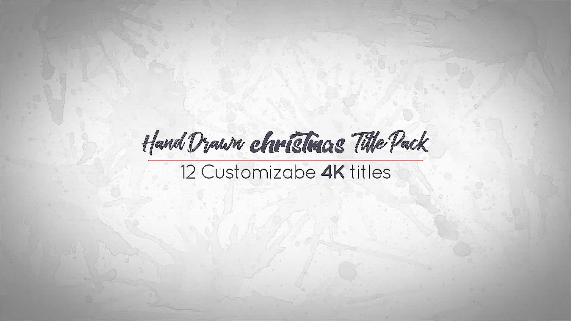 Hand Drawn Christmas Titles Premiere Pro - Download Videohive 22836367