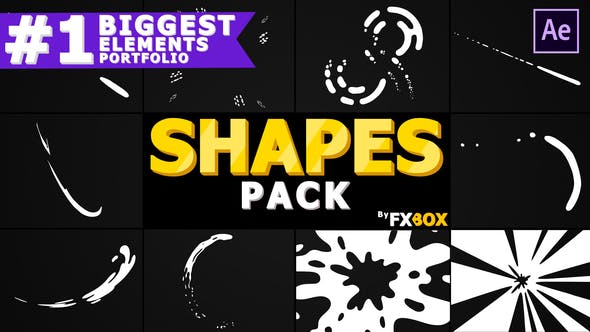Hand Drawn Dynamic Shapes | After Effects - Videohive Download 23838828