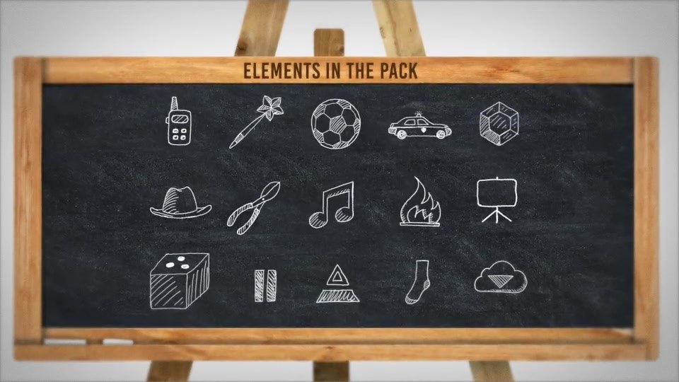 Hand Drawn Elements Pack - Download Videohive 17449750