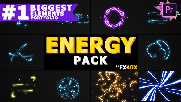 Hand Drawn Energy Charges | Premiere Pro MOGRT - 25426535 Videohive Download