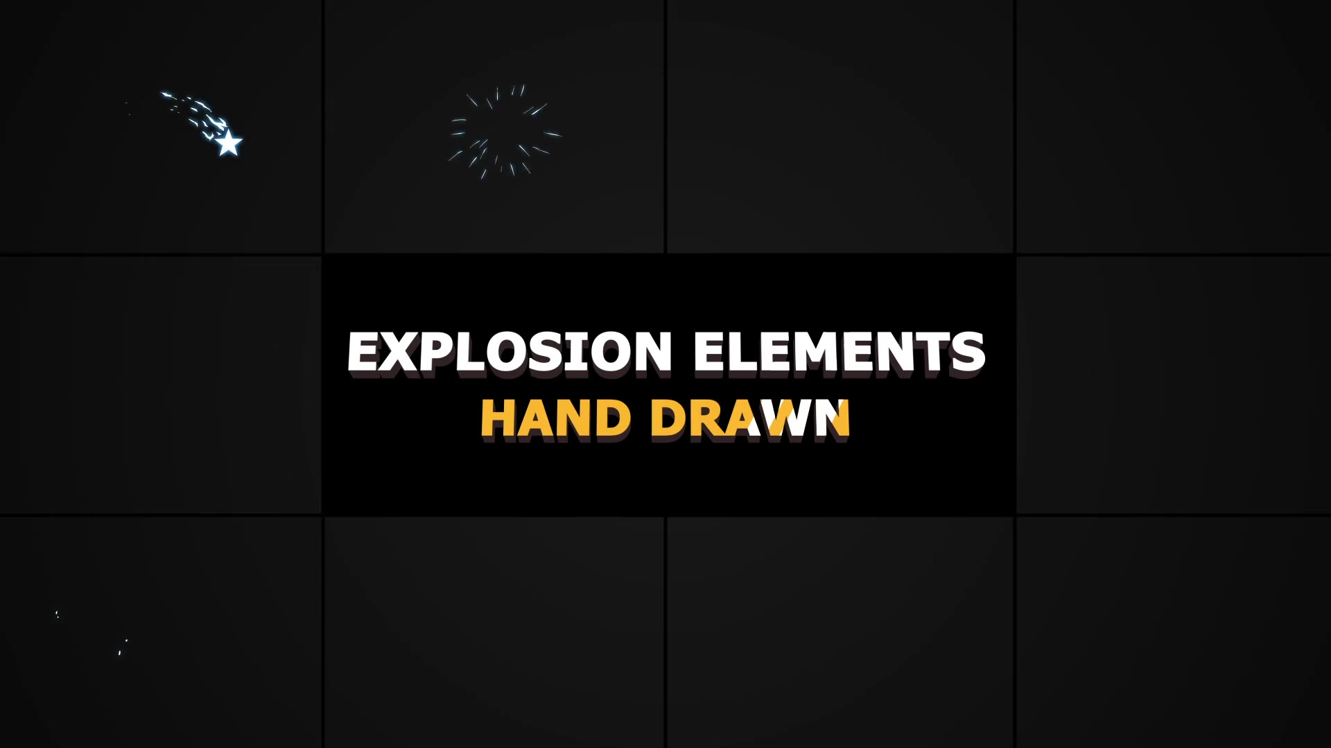 Hand Drawn Explosion Elements And Transitions | DaVinci Resolve Videohive 34029700 DaVinci Resolve Image 3