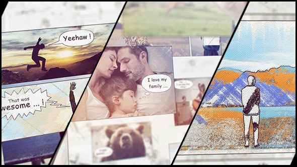 Hand Drawn Family Holiday Slideshow - Download Videohive 12894168