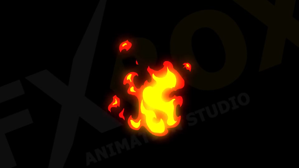 Hand Drawn FIRE Elements 24 fps - Download Videohive 21283297