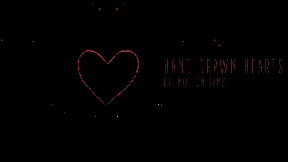 Hand Drawn Hearts - Download Videohive 19250562