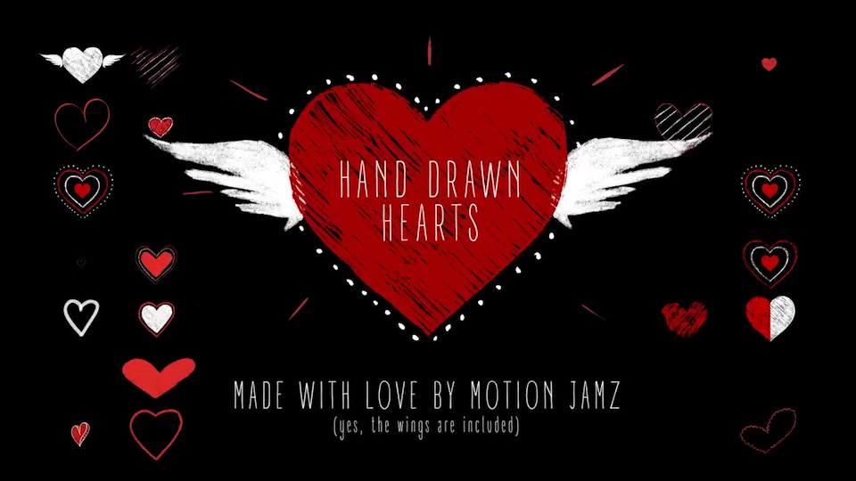 Hand Drawn Hearts - Download Videohive 19250562