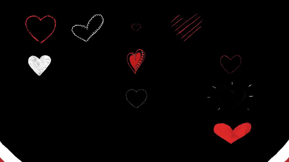 Hand Drawn Hearts - Download Videohive 19250562