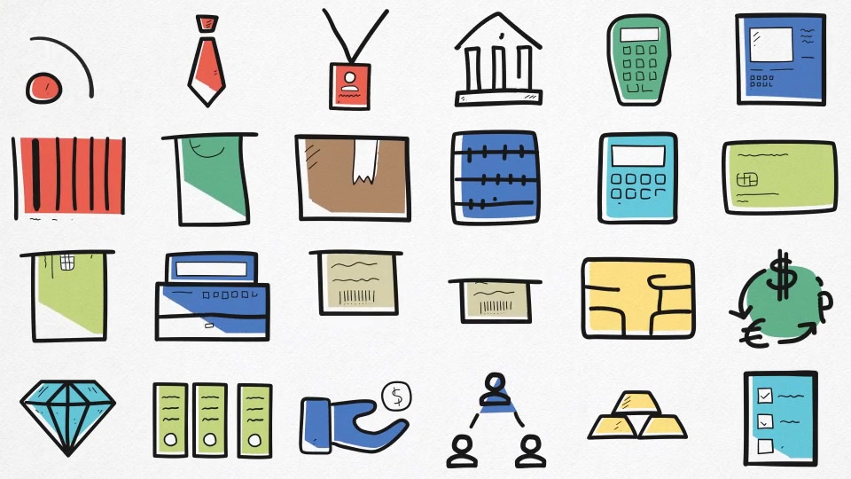 Hand drawn Icons Pack Videohive 24679670 After Effects Image 7