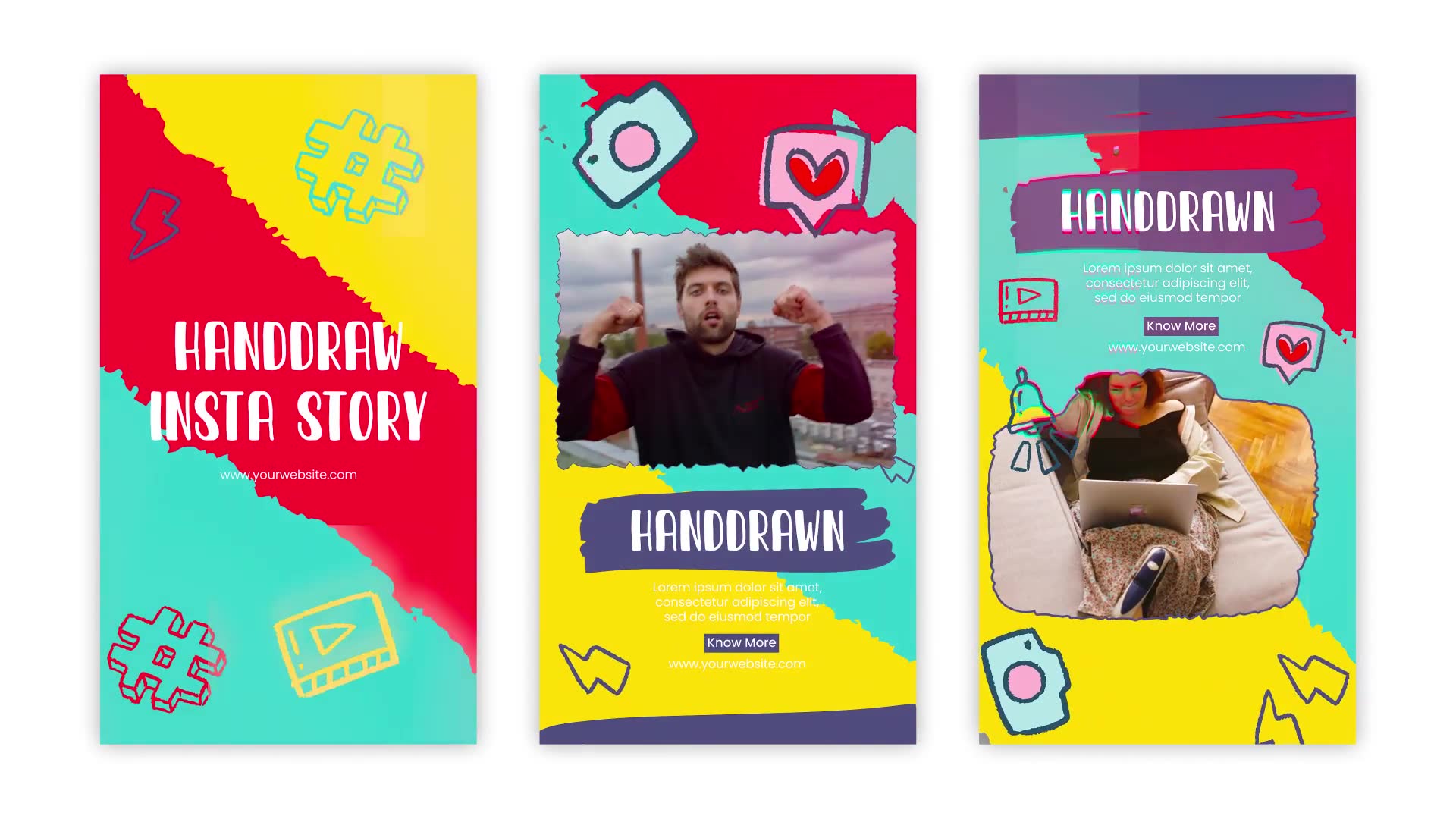 Hand Drawn Instagram Story Template Videohive 39215529 After Effects Image 6